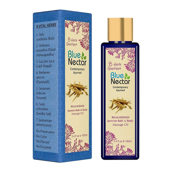 Blue Nectar Balalakshadi Jasmine Bath & Body Massage Oil