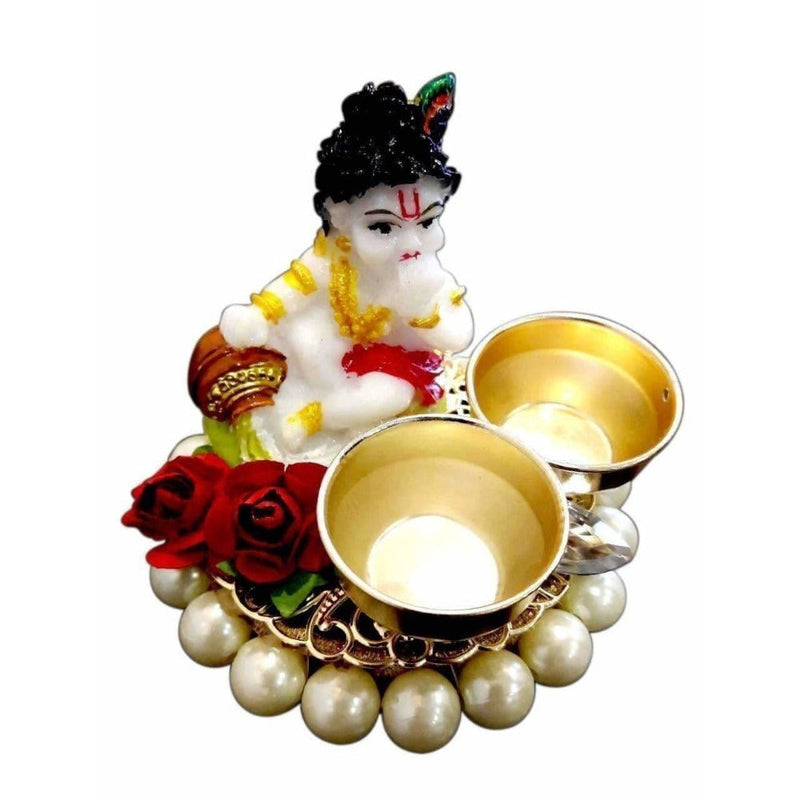 Little Krishna Haldi and Kumkum Holder