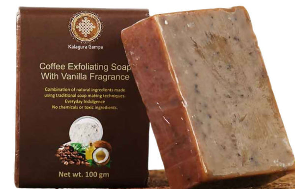 Kalagura Gampa Coffee Exfoliating Soap with Vanilla Fragrance Soap