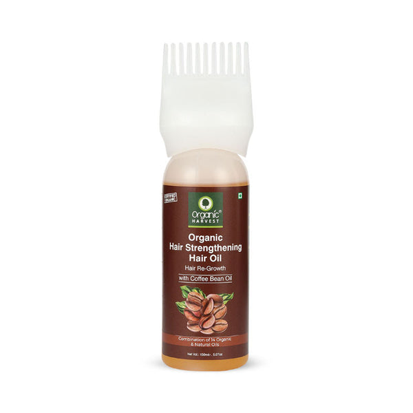 Organic Harvest Organic Hair Strengthening Hair Oil Hair Re-Growth With Coffee Bean Oil