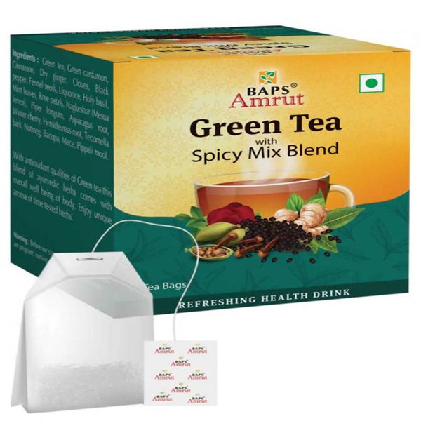Baps Amrut Green Tea With Spicy Mix Blend