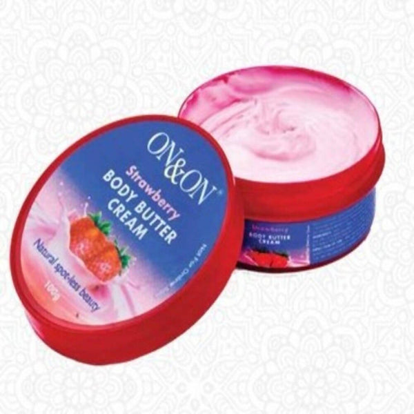 On & On Strawberry Body Butter Cream