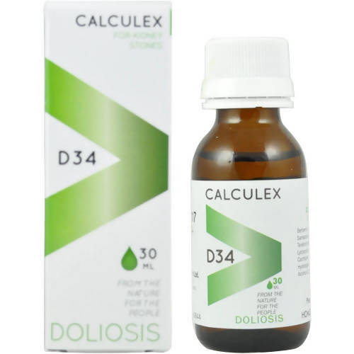 Doliosis Homeopathy D34 Calculex Drops