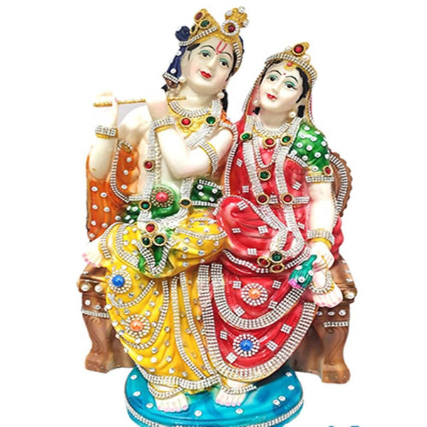 Puja N Pujari Decorative Radha Krishna Statute