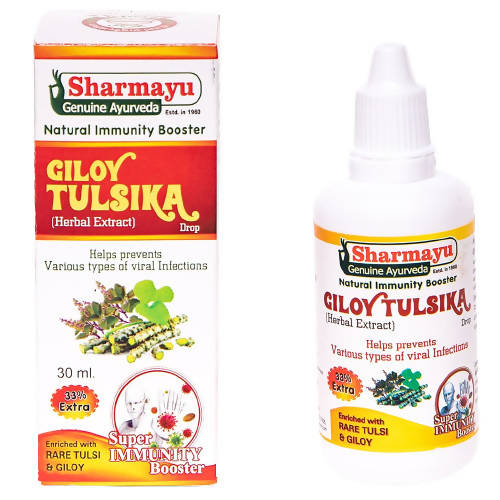 Sharmayu Ayurveda Giloy Tulsika Drops