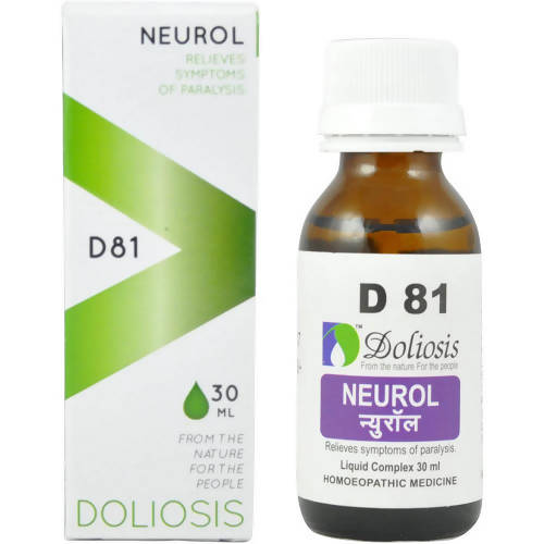 Doliosis Homeopathy D81 Neurol Drops