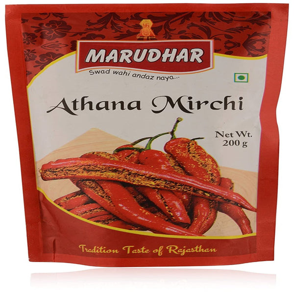 Delight Foods Marudhar Athana Mirchi Long Red Chilli Pickle