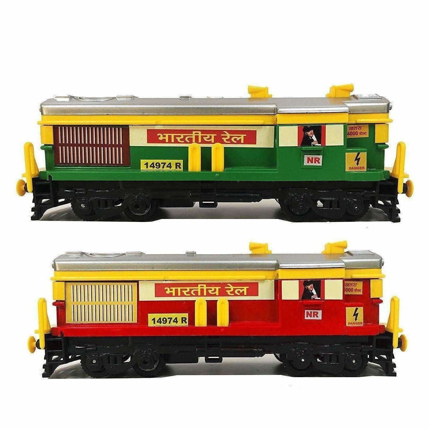 Train Engine (Set Of 2 Piece) (Green And Red)