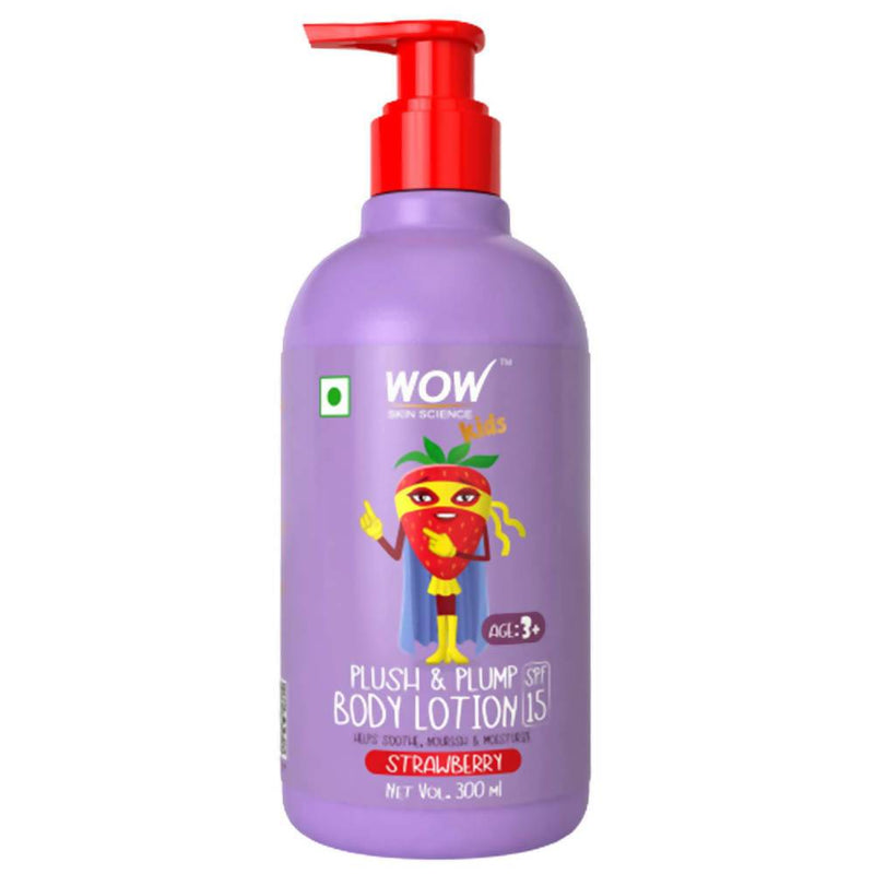 Wow Skin Science Kids Plush & Plump Body Lotion - Strawberry