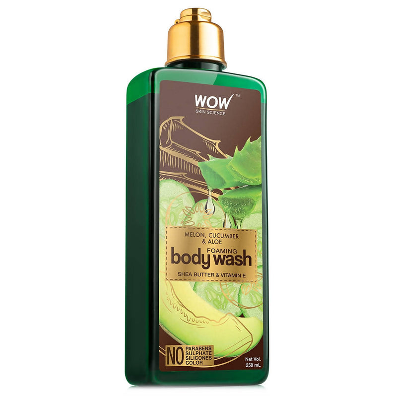 Wow Skin Science Melon, Cucumber & Aloe Foaming Body Wash