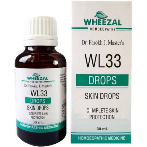 Wheezal Homeopathy WL33 Skin Drops