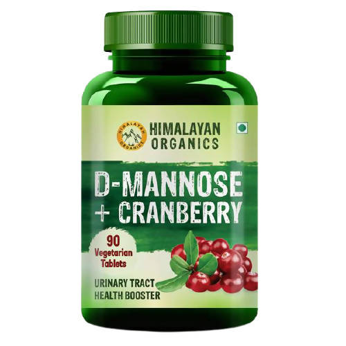 Himalayan Organics D-Mannose + Cranberry Vegetarian Capsules
