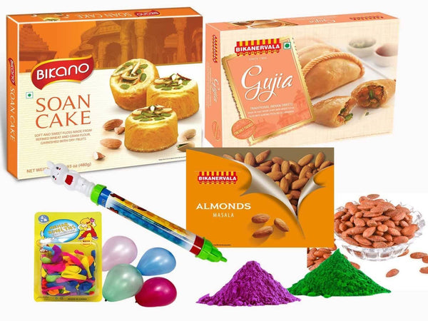 Bikano Soan Cake and Masala Almonds Holi Gift