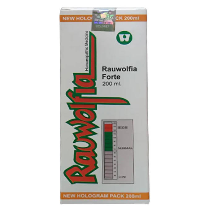 Dr. Wellmans Homeopathy Rauwolfia Forte Syrup