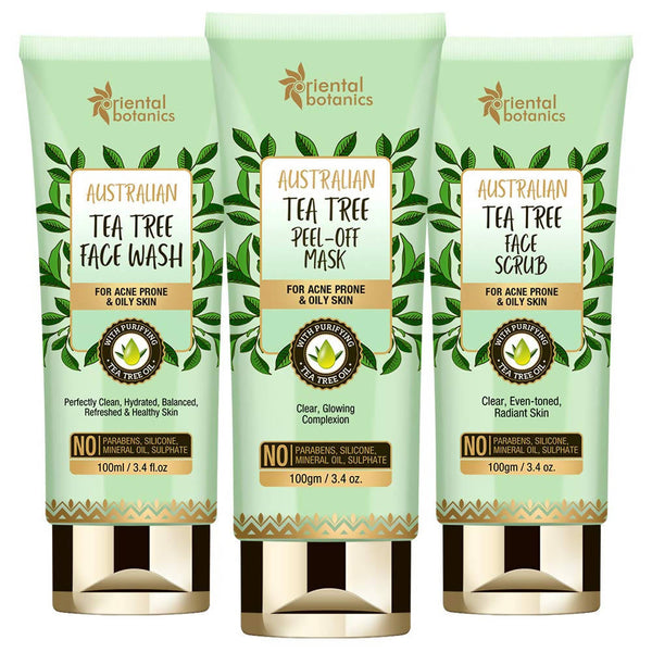 Oriental Botanics Australian Tea Tree Anti Acne Face Care Combo