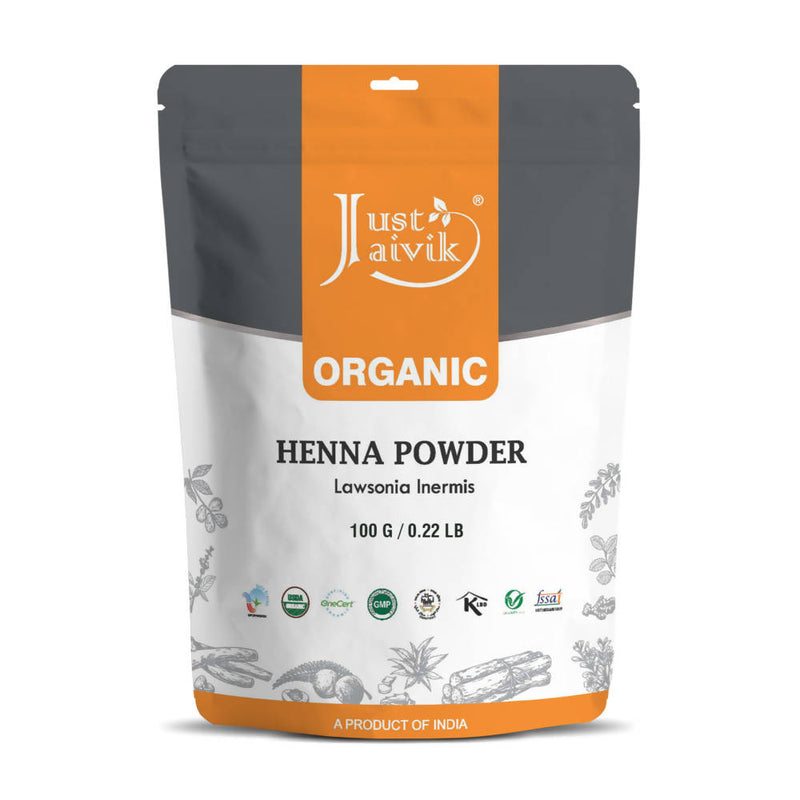 Just Jaivik Organic Henna Powder