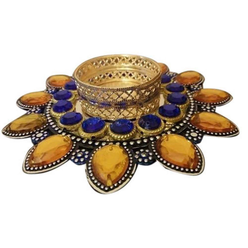 Kundan HandiKrafts Kundan Candle Stand