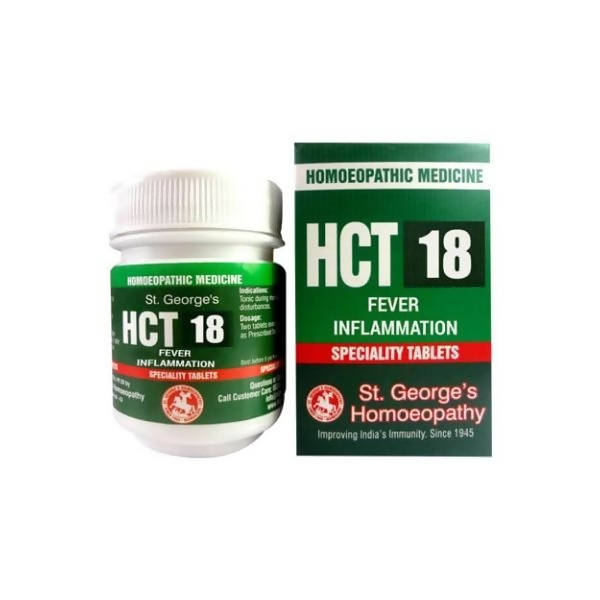 St. George's Homeopathy HCT 18 Tablets