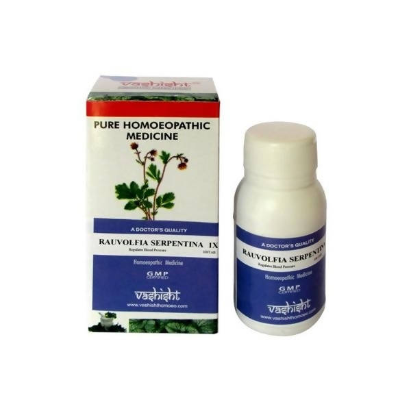 Vashisht Homeopathy Rawolfia Serpentina Tablets