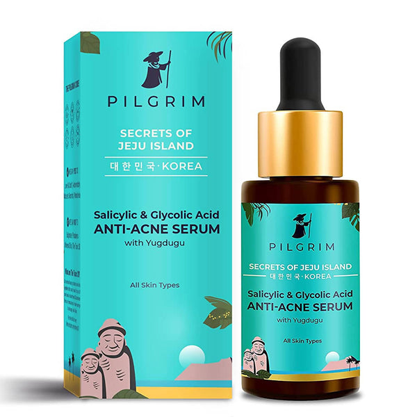 Pilgrim Salicylic Acid + Glycolic Acid Anti Acne Serum