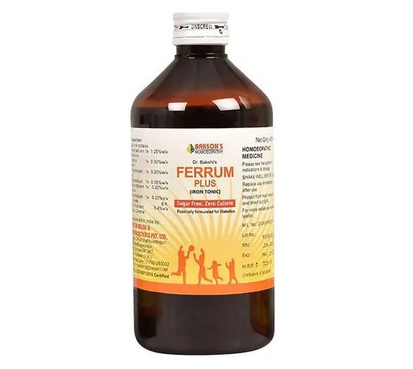Bakson's Homeopathy Ferrum Plus- Sugar Free