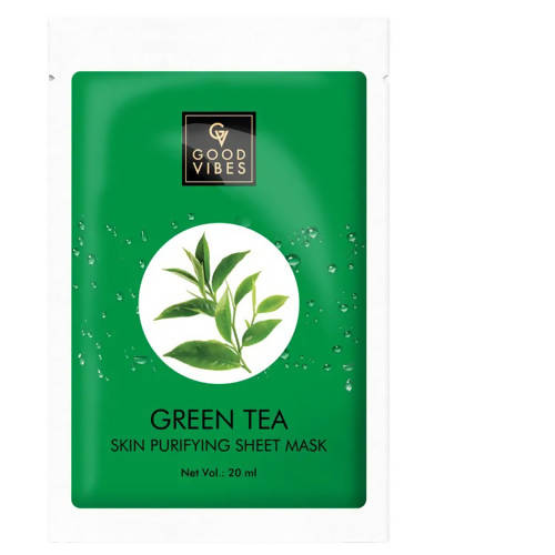 Good Vibes Green Tea Skin Purifying Sheet Mask