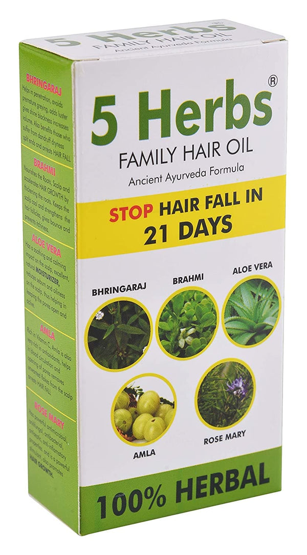 Anwita Herbal 5 Herbs Family Hair Oil