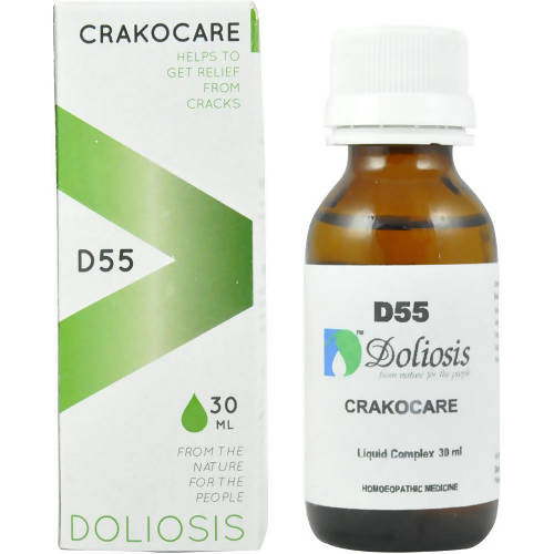 Doliosis Homeopathy D55 Crakocare Drops