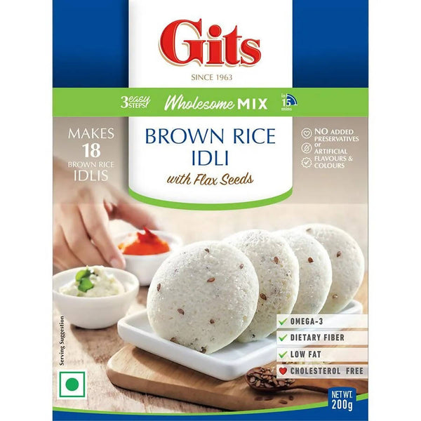 Gits Brown Rice Idli With Flax Seeds Wholesome Mix