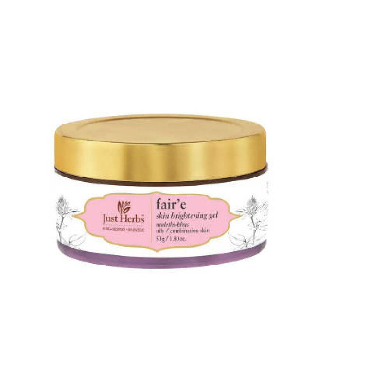 Just Herbs Fair'e Mulethi-Khus Skin Brightening Gel