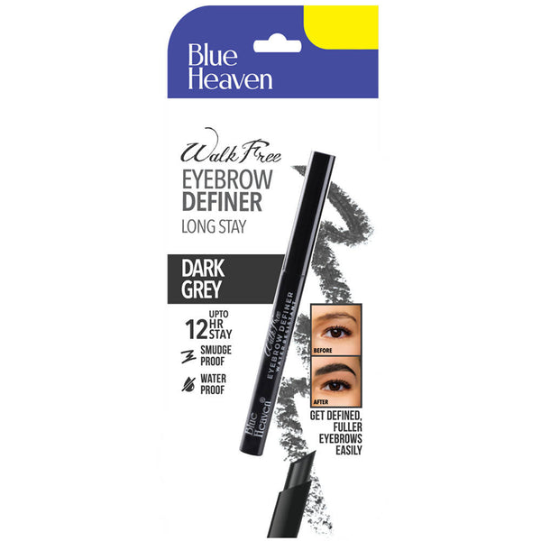 Blue Heaven Walkfree Eyebrow Definer Long Stay Dark Grey