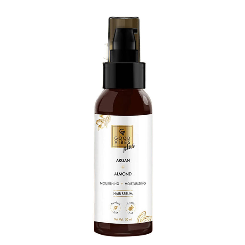 Good Vibes Argan & Almond Nourishing & Moisturizing Hair Serum