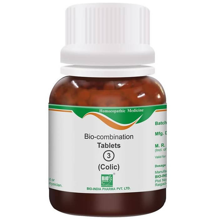 Bio India Homeopathy Bio-combination 3 Tablets