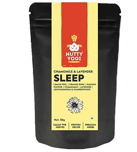 Nutty Yogi Chamomile & Lavender Green Tea For Good Sleep