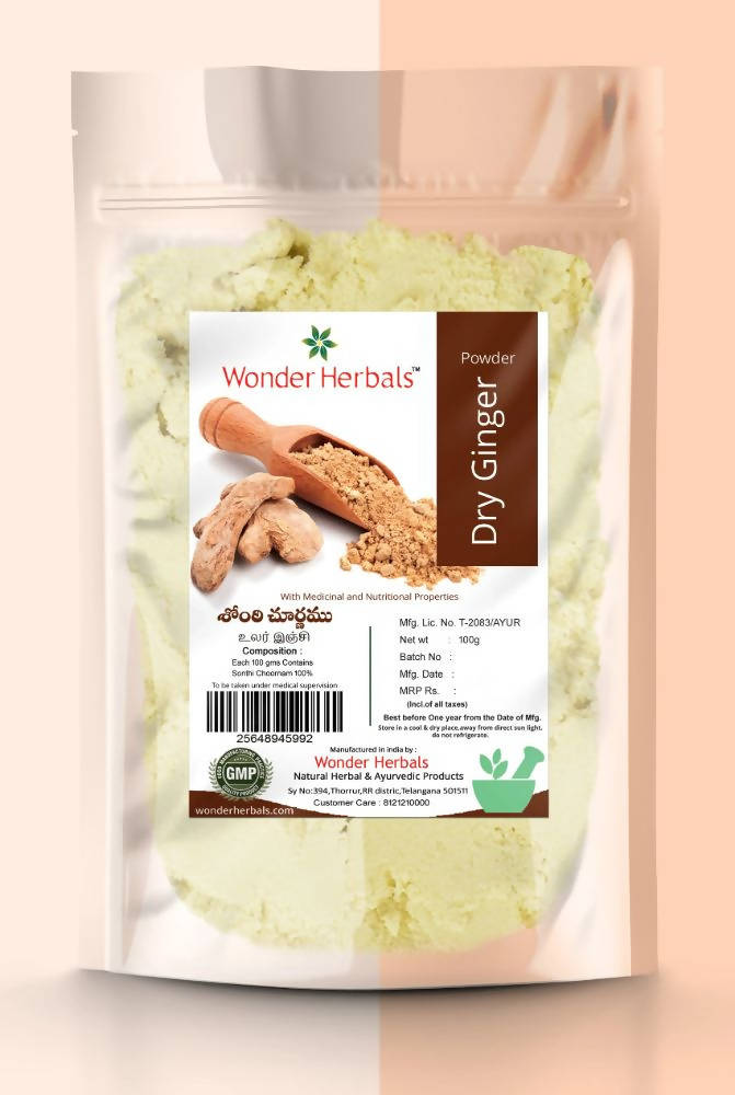 Wonder Herbals Dry Ginger (Shonti) Powder