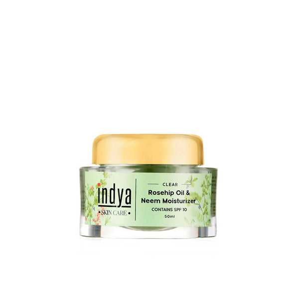 Indya Rosehip Oil & Neem Moisturizer