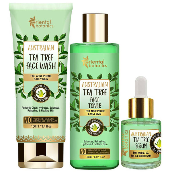 Oriental Botanics Australian Tea Tree Anti Acne Face Brightening Combo