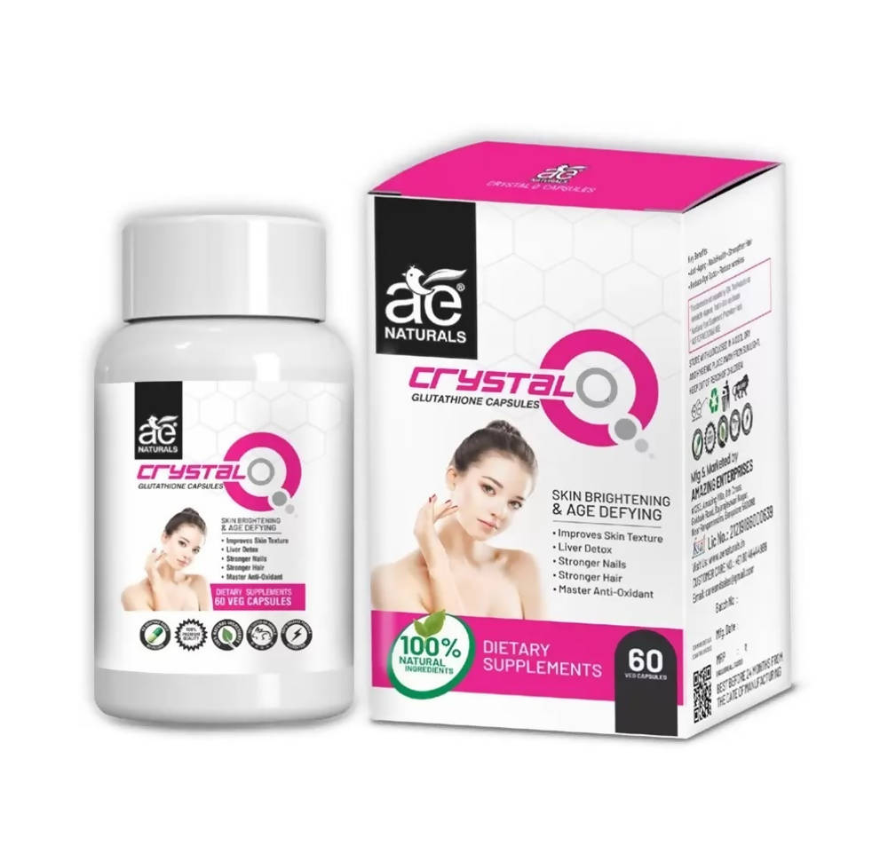 Ae Naturals Crystal Q Glutathione Capsules