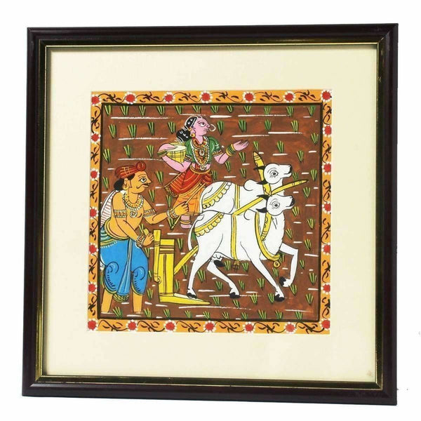 Cheriyal Painting of Former Working on Field