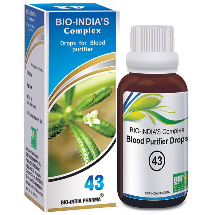 Bio India Homeopathy Complex 43 Drops