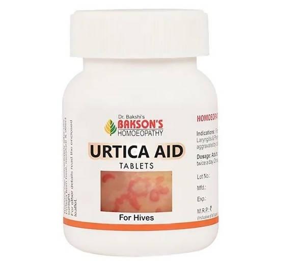 Bakson's Homeopathy Urtica Aid Tablets