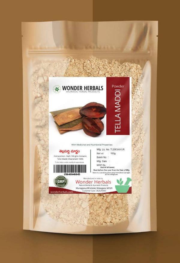 Wonder Herbals Tellamaddi (Arjuna) Powder