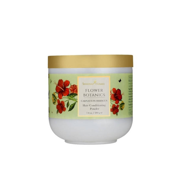 Shahnaz Husain Flower Botanics Carnation-Hibiscus Hair Conditioning Powder