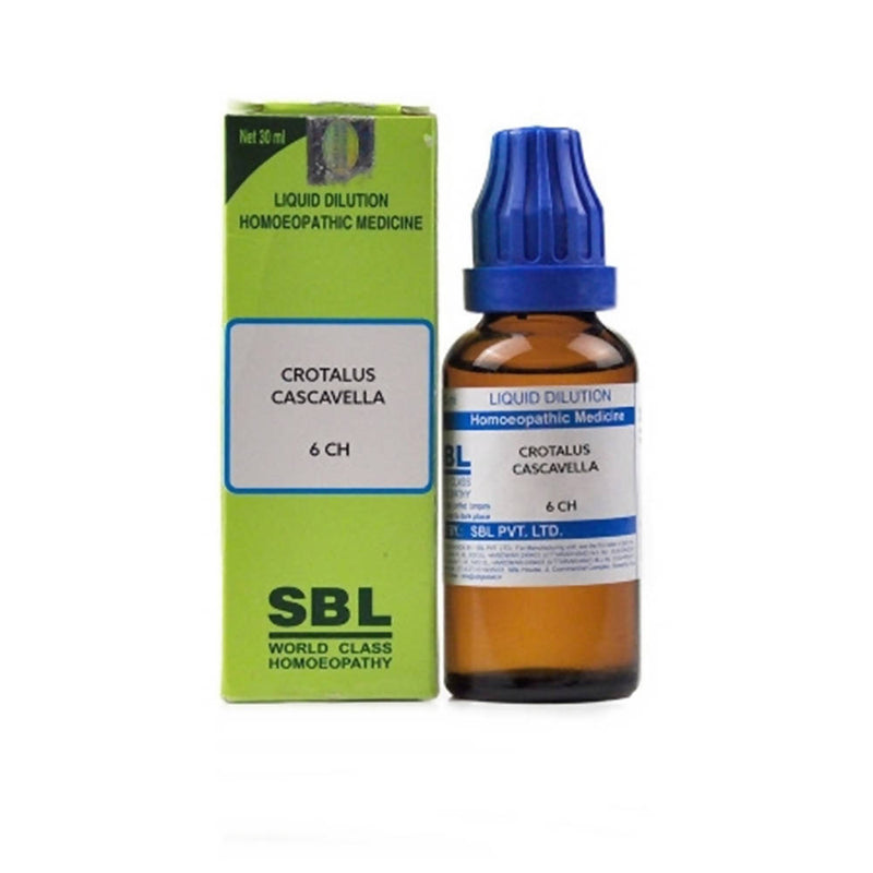 SBL Homeopathy Crotalus Cascavella Dilution