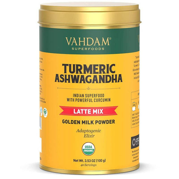 Vahdam Turmeric Ashwagandha Latte Mix