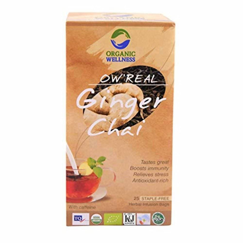 Organic Wellness Ow'real Ginger Chai Teabags