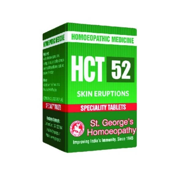 St. George's Homeopathy HCT 52 Tablets