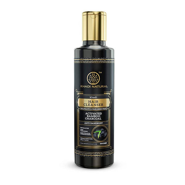 Khadi Natural Activated Bamboo Charcoal Hair Cleanser