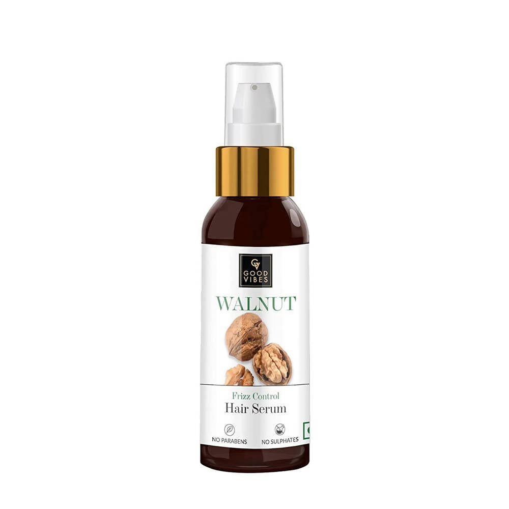 Good Vibes Walnut Frizz Control Hair Serum
