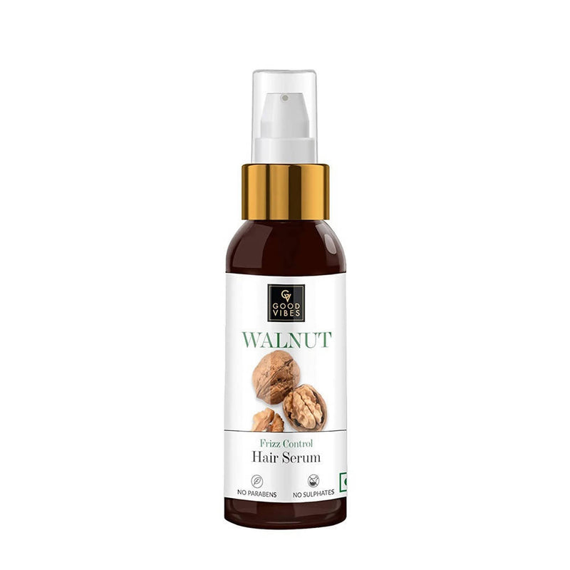 Good Vibes Walnut Frizz Control Hair Serum